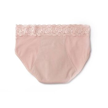 Culotte menstruelle en dentelle noire Kiwitas 4