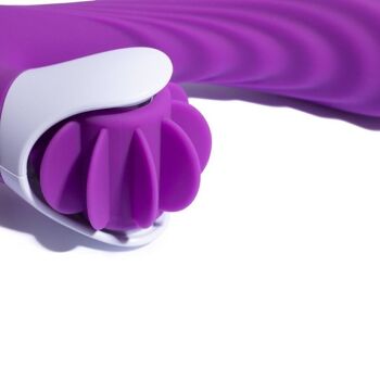 Vibromasseur Bunny à langues rotatives Lyo Lilas 3