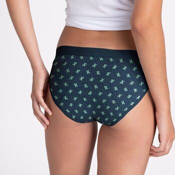 Culotte menstruelle Kiwitas Classic Sporty Cactus 5