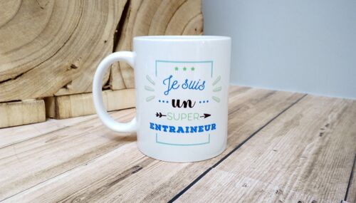 Mug coach - 'super entraineur' - sport - idée cadeau fin d'année scolaire