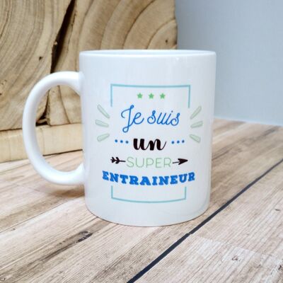 Mug coach - 'super trainer' - sport - end of school year gift idea