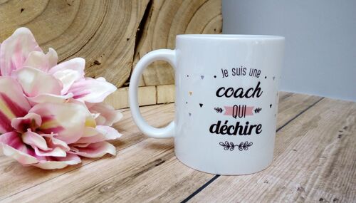 Mug coach - 'coach dechire' - entraineur - sport - idée cadeau fin d'année scolaire 3