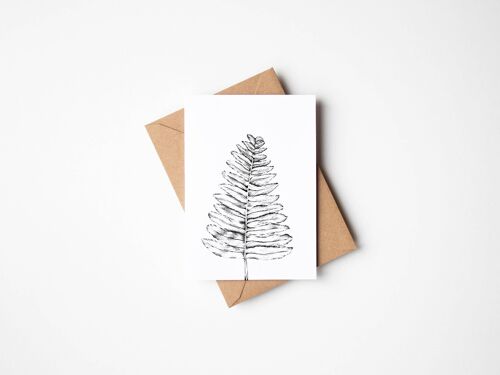 Boston Fern Greetings Card