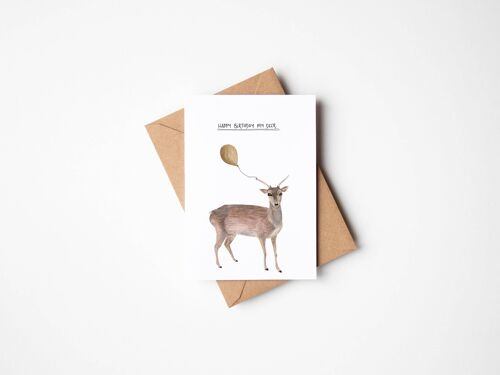 Happy Birthday My Deer Card