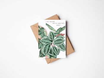 Carte d'amour de plante d'intérieur 1