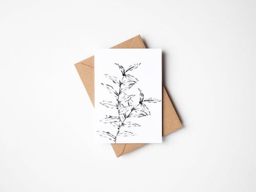 Royal Fern Greetings Card