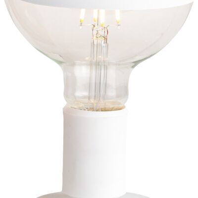 Tavolotto and white Maria light bulb
