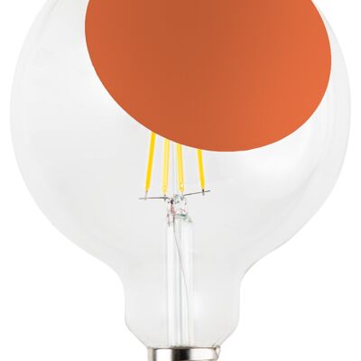 Orange Sofia light bulb