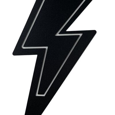 Lightning Bolt Bookmark Black