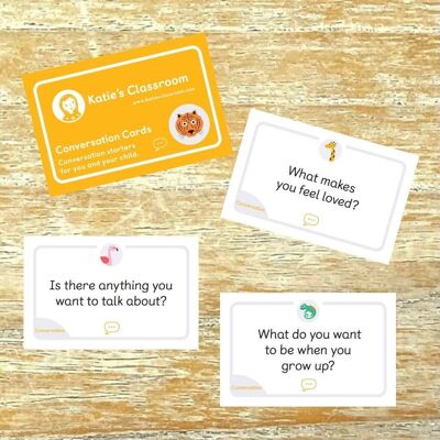 Cartes de conversation pour enfants