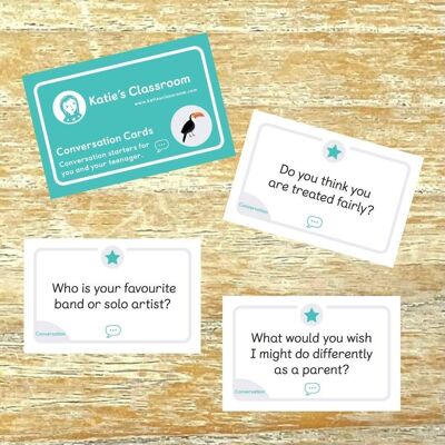 Cartes de conversation pour adolescents