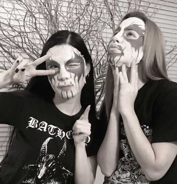 Corpse Paint Sheet Mask, Son de riz, Gothique Rock Skincare 3