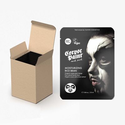 1 Karton (30 Stück): Corpse Paint Mask Pack, Reiskleie, 25 ml