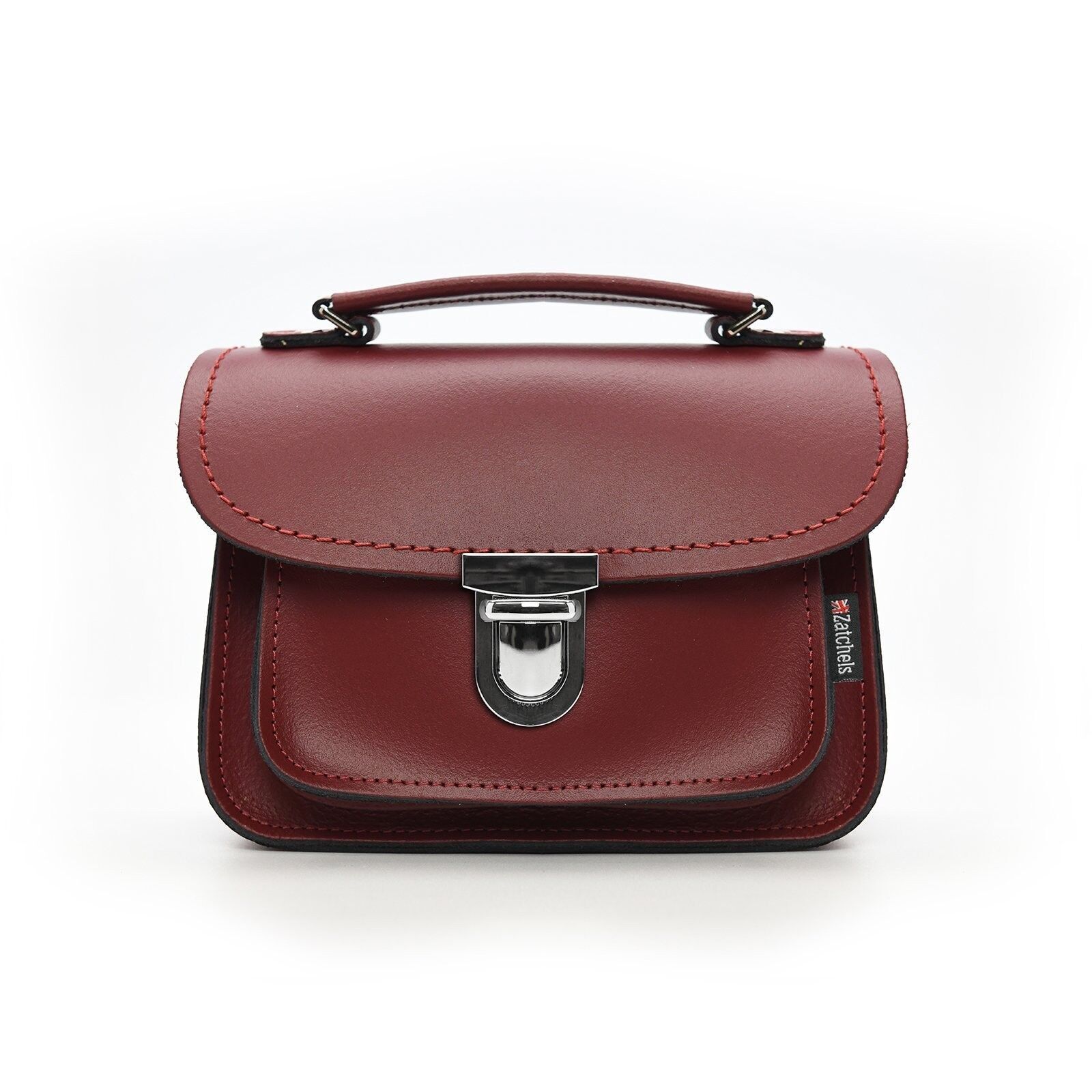 Luna Handmade Ledertasche - Oxblood Red