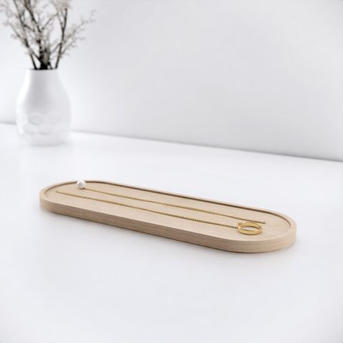 Stack Wooden Desk Organizer Tray