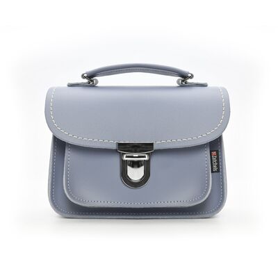 Luna Handmade Leather Bag - Lilac Grey