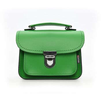 Sac en cuir fait main Luna - Vert 1