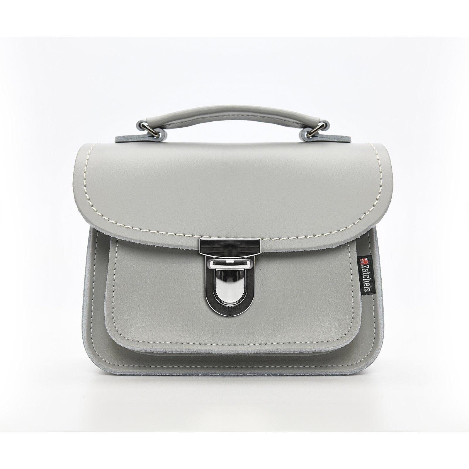 Luna handgemachte Ledertasche - Ghost