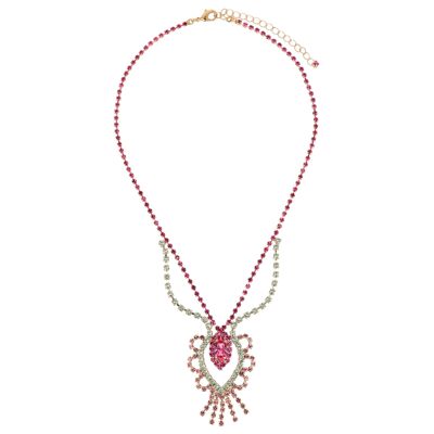 Marie Antoinette Necklace Pink