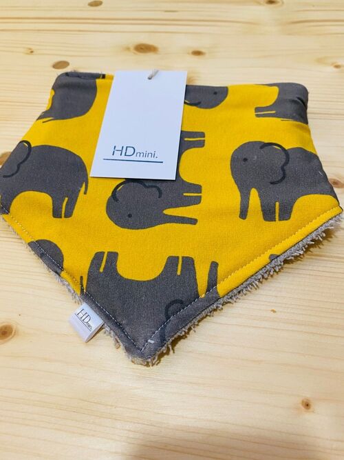 Elephant dribble bib, baby gifts, toddler, kids, gift, baby shower, unisex, handmade, new mum gift