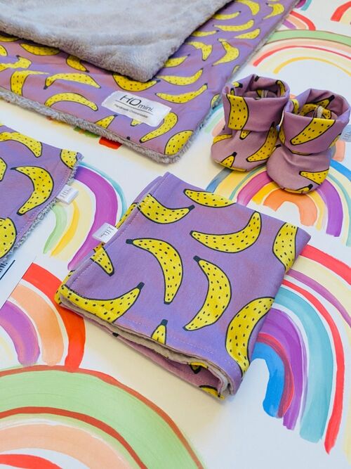 Baby bundle gift, new baby, Baby shower, unisex, toddler, kids, children’s, newborn, handmade - banana 6-9m