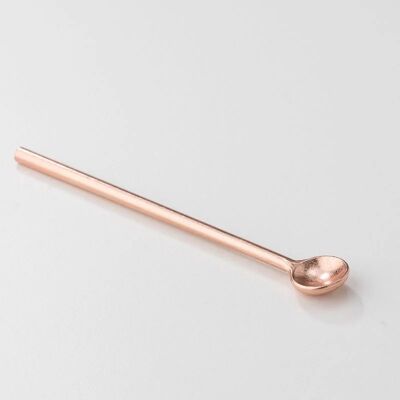 Incense spoon copper-colored