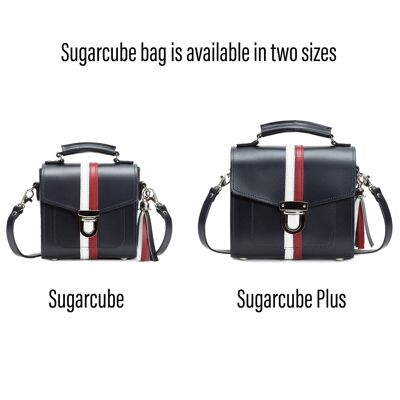 Handgemachte Leder Sugarcube Handtasche - British Edit - Plus