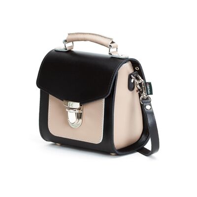 Sac à main Sugarcube en cuir fait main - Café Noir - Plus