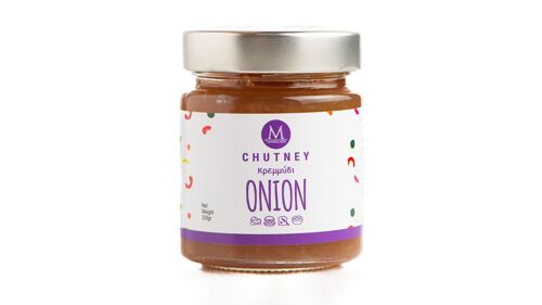 Onion chutney 250gr. Delicious assortment for burger and cheese platers
