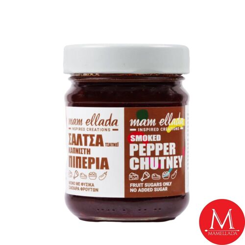 Smoked pepper chutney Sugar free 250gr