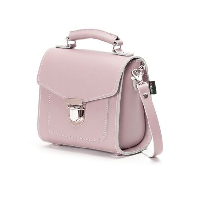 Borsa a mano in pelle fatta a mano Sugarcube - Quarzo rosa - Plus