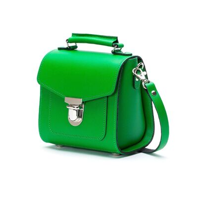 Sac à main Sugarcube en cuir fait main - Vert - Plus