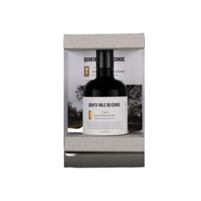 LUXURY Box of Premium Extra Virgin Olive Oil QTA VALE DO CONDE 500ml
