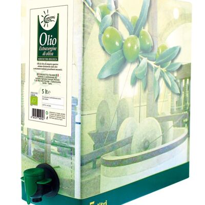 Olio extravergine di oliva Biologico Bag in Box 5 lt