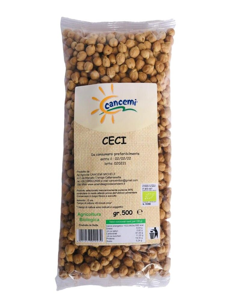 Buy wholesale Organic chickpeas 500 g