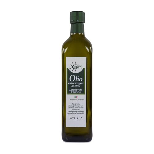 Olio extravergine di oliva Biologico bottiglia 0,75 lt