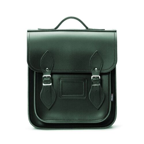 Handmade Leather City Backpack - Ivy Green - Small