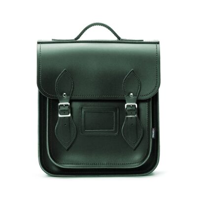 Handmade Leather City Backpack - Ivy Green - Small
