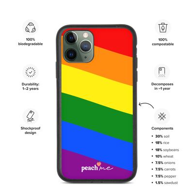 Végécoque LGBTQIA+ Flag - iPhone 11