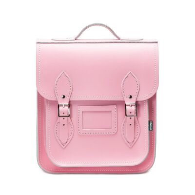 Leather City Backpack - Pastel Pink - Small