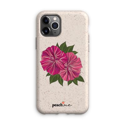 White peach Hibiscus - iPhone 11 Pro