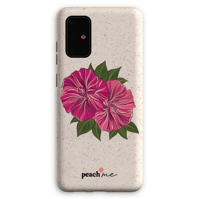 White peach Hibiscus - Samsung Galaxy S20 Plus