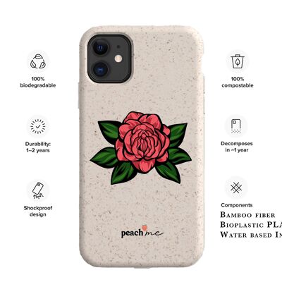 White peach Rose - iPhone 12