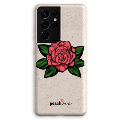 White peach Rose - Samsung Galaxy S21 Ultra