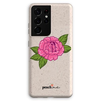 White peach Peony - Samsung Galaxy S21 Ultra