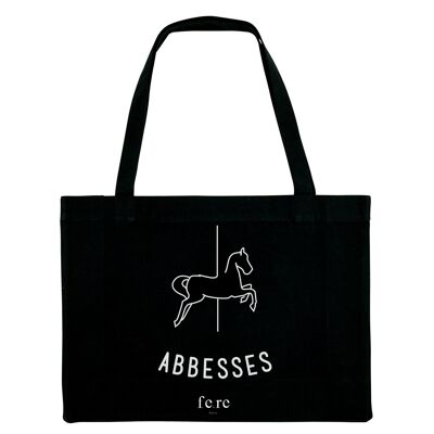 Shopping Bag XL Paris - noir - Abbesses