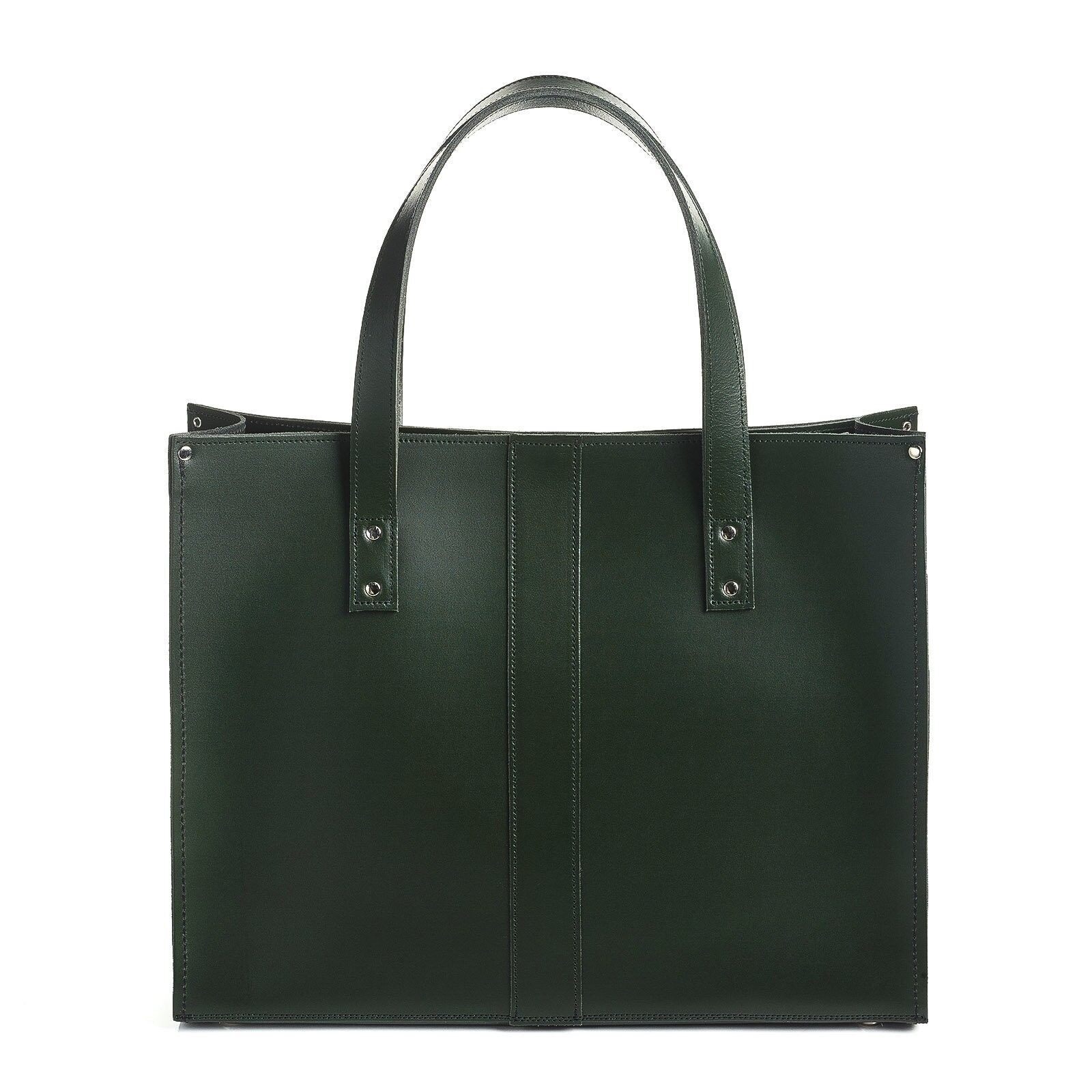 Shopper in pelle fatta a mano - Ivy Green