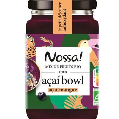 Organic fruit mix for açaí bowl mango Nossa!