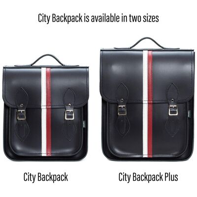 Handgemachter Leder City Rucksack - British Edit - Plus