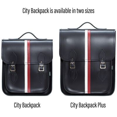 Sac à dos City en cuir fait à la main - British Edit - Plus